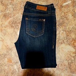 Seven 7 Dark Wash Boot Cut Jean's Size 14 NWOT